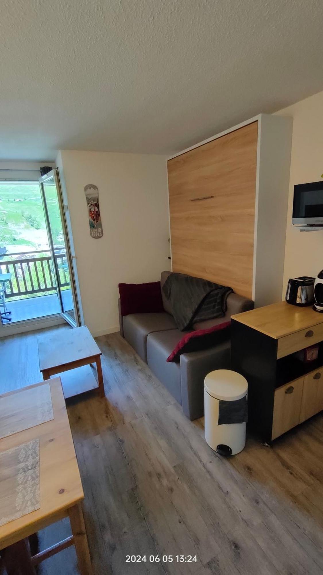 Studio Cabine 4 Pers Les2Alpes 21M² Les Deux Alpes Kültér fotó