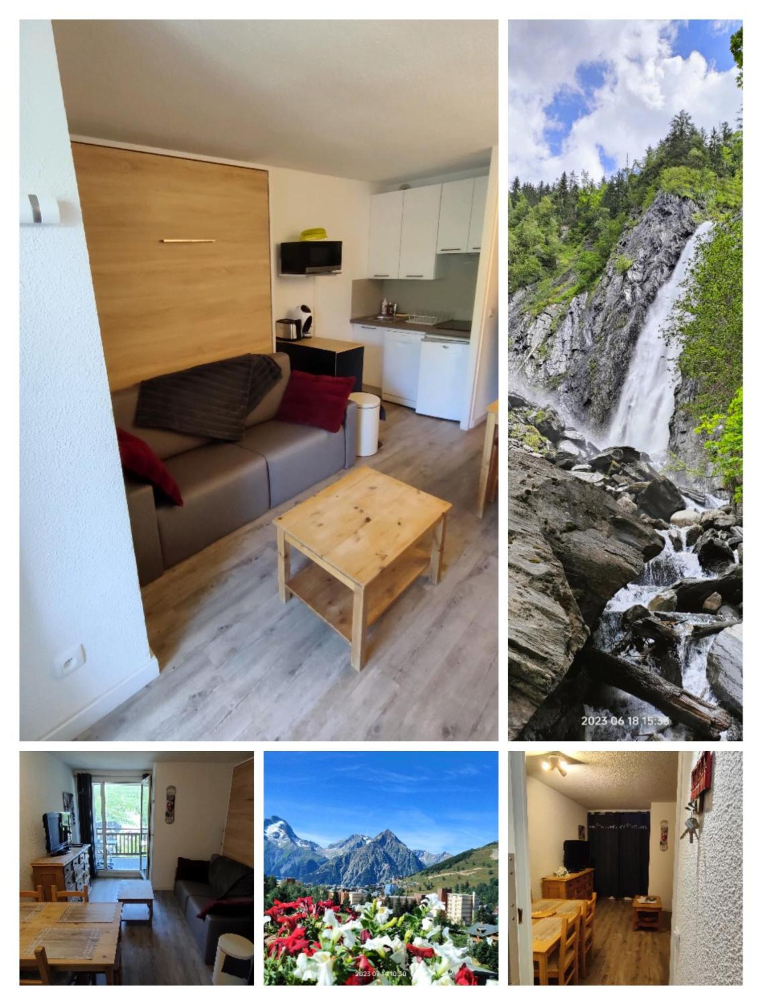 Studio Cabine 4 Pers Les2Alpes 21M² Les Deux Alpes Kültér fotó